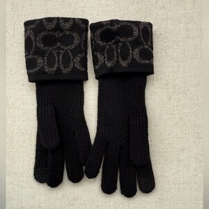Black Coach gloves